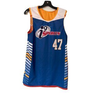 I9 SPORTS #47 REVERSIBLE BASKETBALL JERSEY Adult S